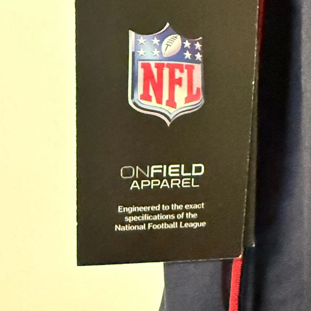 Nike New England Patriots Julian Edelman #11 Jersey NWT Men’s Large Navy Dri-FIT - Picture 5 of 7